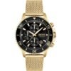 Hugo Boss Men’s Quartz Gold Stainless Steel Black Dial 46mm Watch 1513906